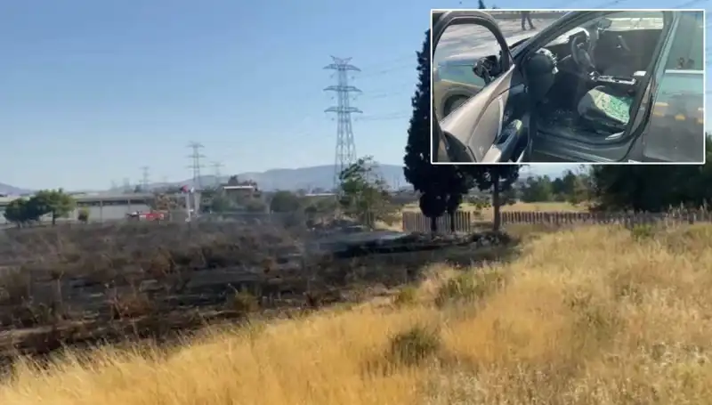 İzmir'deki Otluk Yangını, AVM Otoparkına Zamanla Sıçradı
