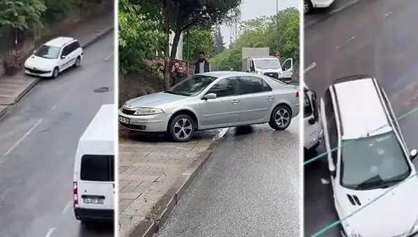 Otobüs Mazot Sızdırdı: Kontrolsüz Araçlar Kaza Yapmaktan Son Anda Kurtuldu!
