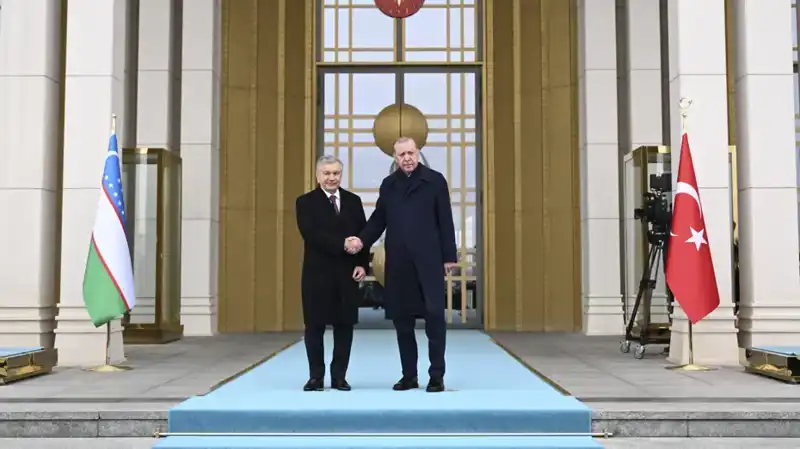 Özbekistan Cumhurbaşkanı Mirziyoyev Ankara’da: Türk Dünyası İçin Tarihi Adımlar Atılacak