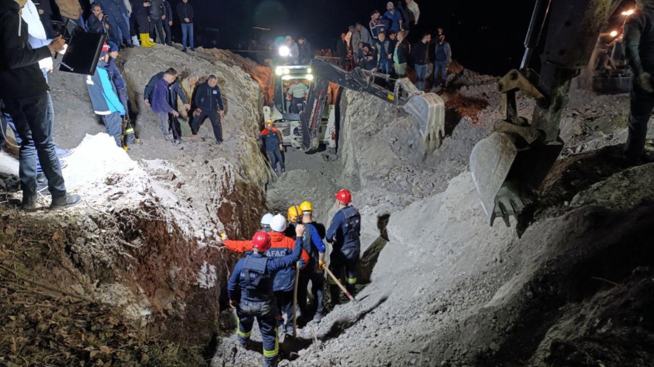 Amasya'da Göçük Sonucu 2 İşçi Hayatını Kaybetti