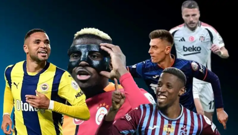 Süper Lig'de Gol Krallığı Mücadelesi: Osimhen, Banza ve En-Nesyri Kim Önde?