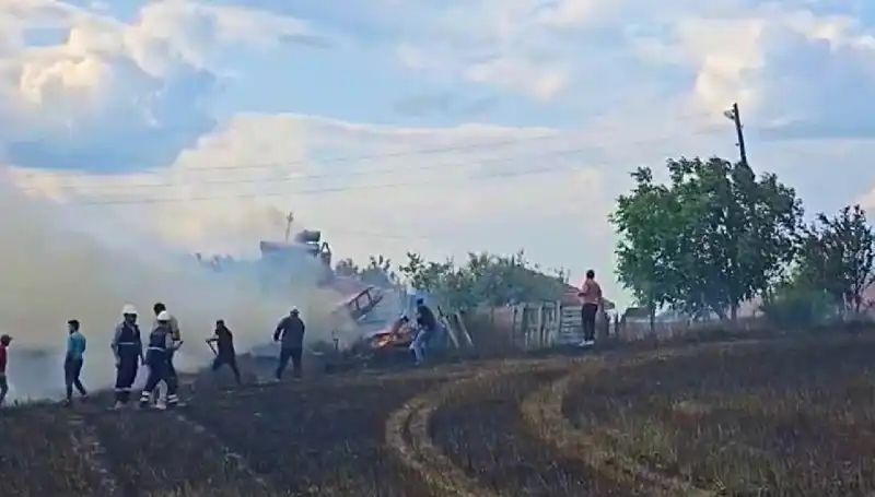 Tarlayı Kundaklayan Zanlı 96 Saat Sonra Polisi Aksiyonuyla Yakalandı