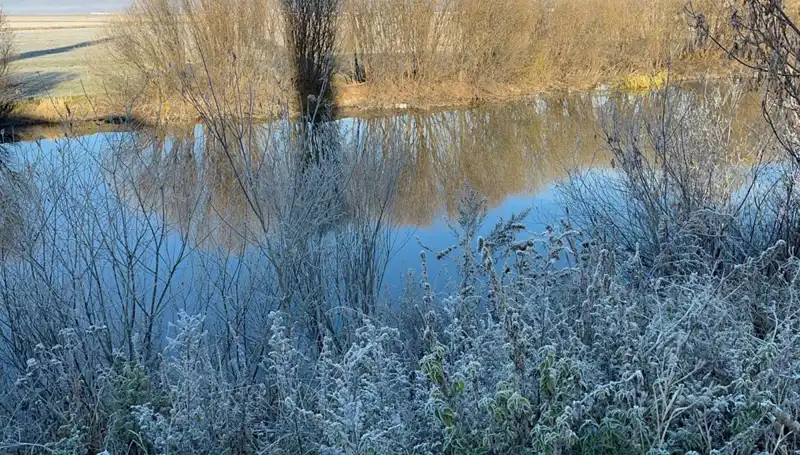 Eksi 10 Dereceye Düşen Sıcaklık, Kırağı   Öncesi ve Sonrası Şok Etkisi Yarattı!