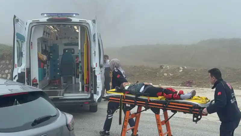 Düzce'de Yoğun Sis Kazası: İki Araç Çarpıştı, Altı Yaralı!