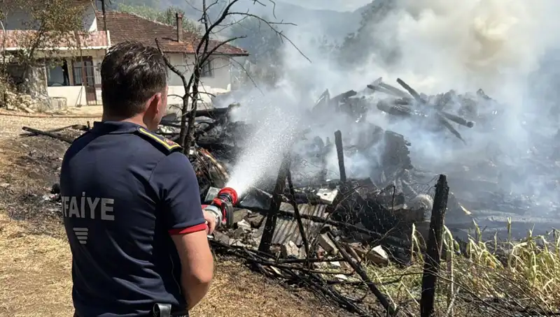 Evde Yangın Ormana Sıçradı: Ekipler Seferber Oldu