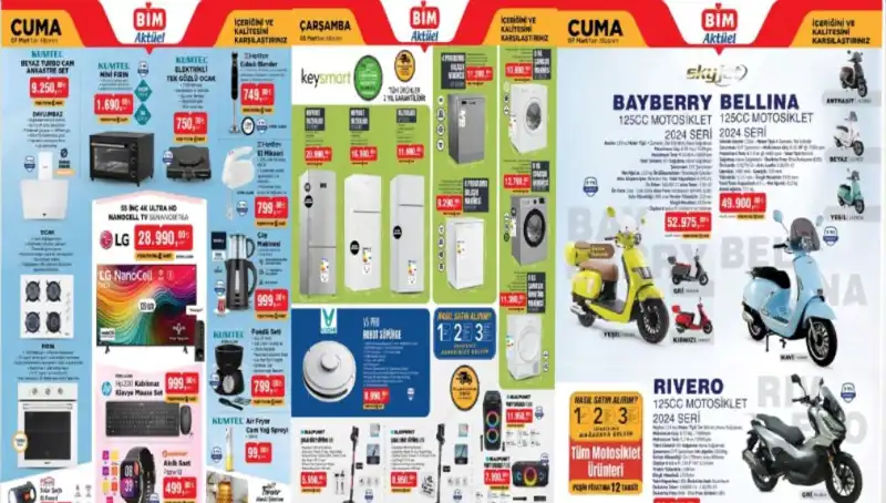 BİM'de Çılgın İndirim Avı: 4-7 Mart Aktüel Ürünler Kataloğu