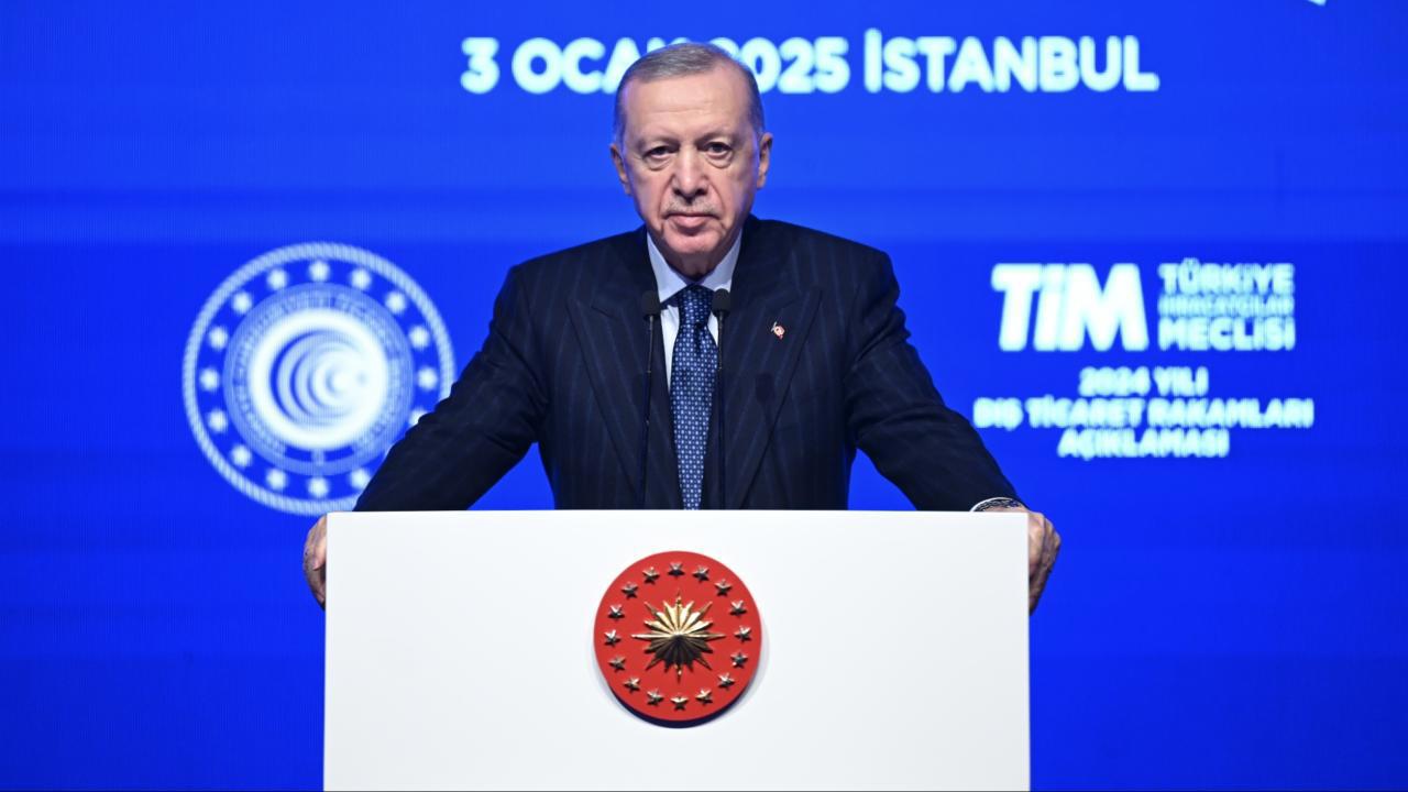Cumhurbaşkanı Erdoğan: 2024 ihracat hedefine ulaşıldı