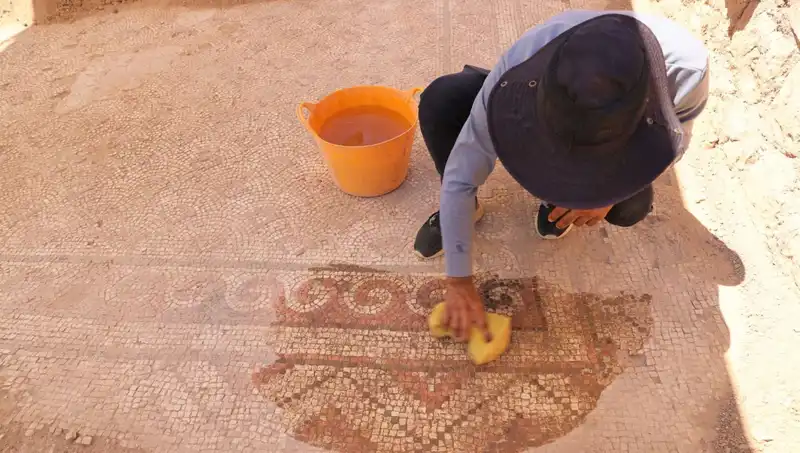 Mardin’de Yaklaşık 1500 Yıllık Mozaik Keşfi: Sanatın Zamana Direnişi