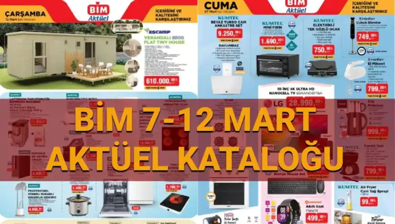 BİM Aktüel Kataloğu 11-12 Mart: Fırsatlarla Dolu Alışveriş Şenliği