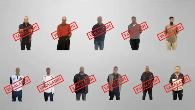 Türkiye'de Kırmızı Bültenle Aranan 11 Şok Suçlu Yakalandı!