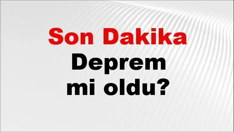 18 Kasım 2025’te Türkiye’yi Sarsan Depremler: Son Durum ve Detaylar