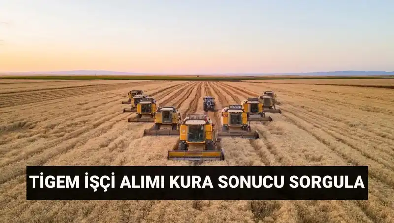 TİGEM İşçi Alımı Kura Sonuçları Açıklandı: Mülakat Tarihleri Neler Olacak?