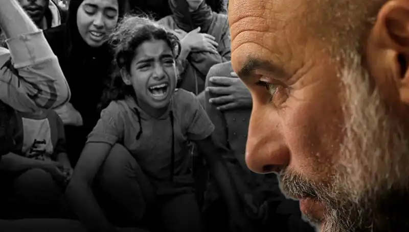 Pep Guardiola'dan Gazze'ye Duygusal Destek: 'Acıyı Vücudumda Hissediyorum'