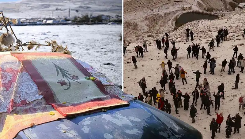 Hava Sıcaklıkları Aniden Düştü, Kar Yağışı Şaşırttı!