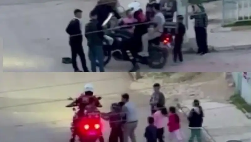 Çocukların Neşesi: Polis Memuru Motora Binmelerini Sağladı