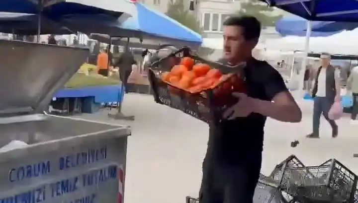 Domatesleri Çöpe Döken Pazarcıya Rekor Cezayı Kim Verdi?