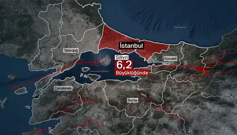 İstanbul'da 6,2 Büyüklüğünde Deprem: Geceye Damga Vuran Sarsıntı