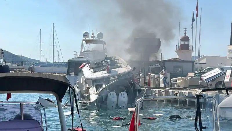 Bodrum'da Tekne Patladı: Yaralılar ve Panik Dolu Anlar Yaşandı