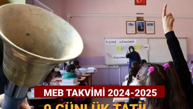 2024-2025 Eğitim Takvimi: Okulların Ara Tatil Tarihleri Belli Oldu
