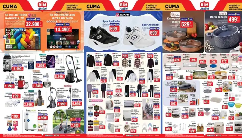 BİM 31 Ekim 2025 Aktüel Ürünler Kataloğu: Hangi Ürünler Sizi Bekliyor?