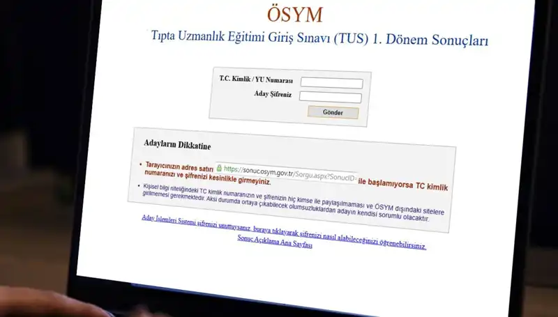 2025 TUS 1. Dönem Sınav Sonuçları Açıklandı! Öğrenciler Ne Yapmalı?