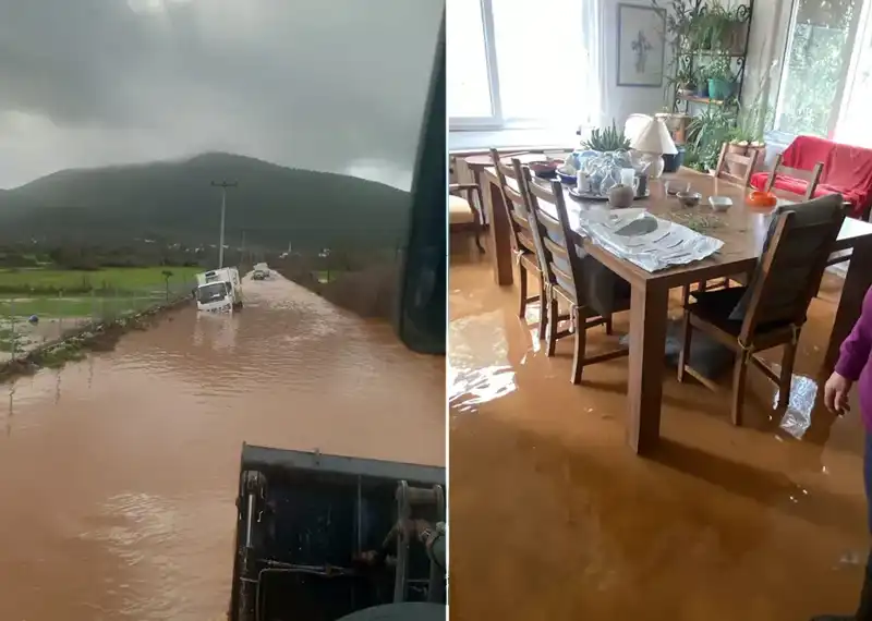 Aniden Bastıran Yağmur, Şehirdeki Hayatı Felç Etti