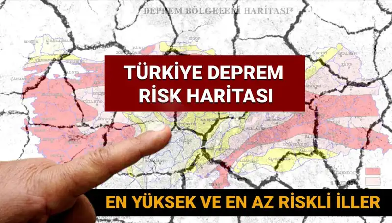 Türkiye'nin 2025 Deprem Riski Haritası: En Tehlikeli ve Güvenli Şehirler Hangileri?